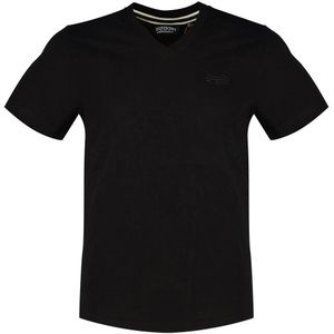 Superdry Essential Logo Embroidered Short Sleeve T-shirt Zwart 3XL Man