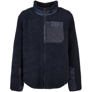 Urban Classics Sherpa Jacket Blauw 158-164 cm Jongen
