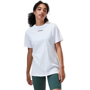 Berghaus Boyfriend Dolomites Mtn Short Sleeve T-shirt Wit 14 Vrouw