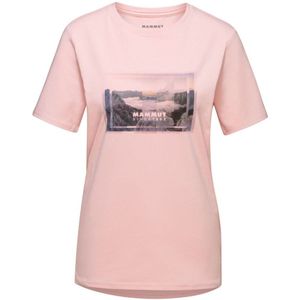 Mammut Graphic Short Sleeve T-shirt Roze XS Vrouw