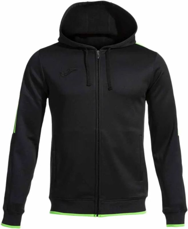 Joma - Hoodie - Fleece - Zwart - 100% Polyester