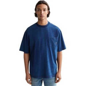 Scotch & Soda - Washed 1 Pocket - T-shirt - Indigo - Korte Mouwen