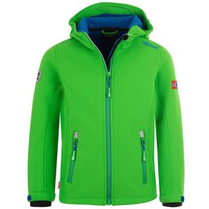 Trollkids Trollfjord Softshell Jacket Groen 110 cm Jongen
