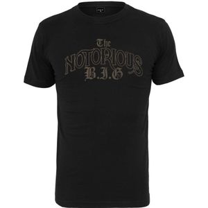 Mister Tee The Notorious Big Logo Short Sleeve T-shirt Zwart M Man