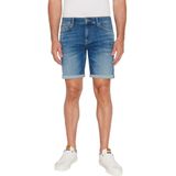 Pepe Jeans - PM801080HT9 - Slim Bermuda - Blauw - Casual - Katoen - Denim - Duurzaam
