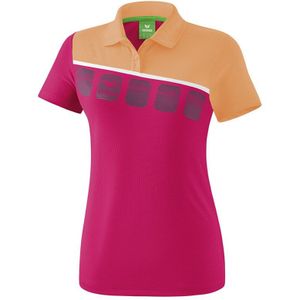 Erima 5-c Short Sleeve Polo Roze 38 Vrouw