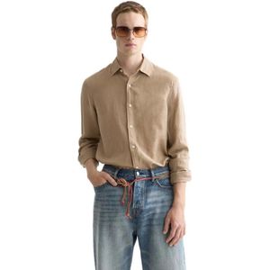 Scotch & Soda Seasonal Core 182346 Linen Regular Fit Overhemd Met Lange Mouwen