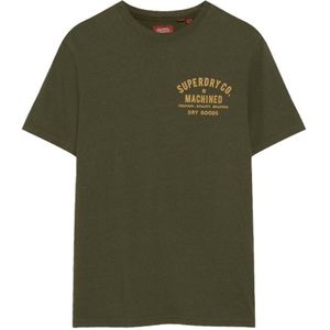 Superdry Workwear Flock Graphic Short Sleeve T-shirt Groen 3XL Man