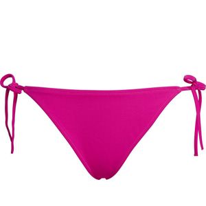 Calvin Klein Underwear Cheeky String Tie Side Bikini Bottom Roze L Vrouw