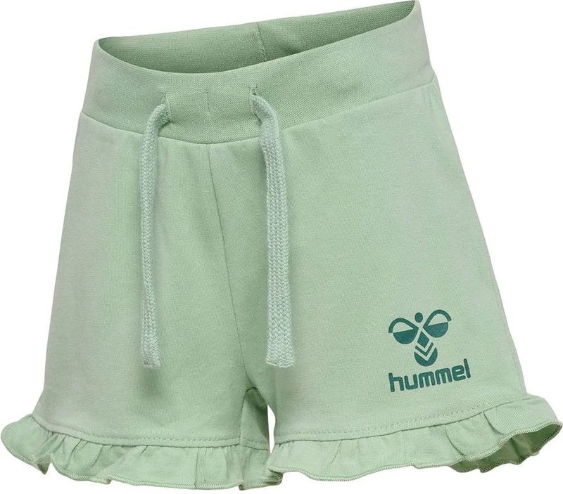 Hummel - Talya Ruffle Shorts - Silt Green - Kinder Shorts