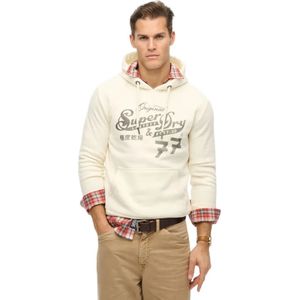 Superdry Leather & Boot Co Script Hoodie