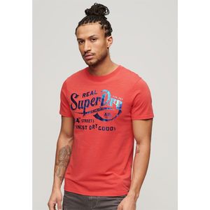 Superdry Metallic Workwear Graphic Short Sleeve T-shirt Oranje 2XL Man