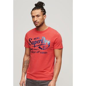 Superdry Metallic Workwear Graphic T-shirt Met Korte Mouwen