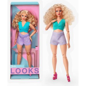 Barbie Signature Looks Blond Hair Doll Roze