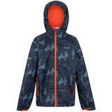 Regatta - Printed Lever II - Kinderjas - Blauw - Waterdicht