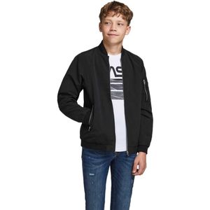 JACK & JONES JUNIOR Bomberjack JJERUSH Zwart