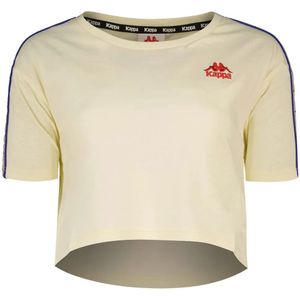 Kappa - Apua Authentic - T-shirt - Beige - Korte Mouwen