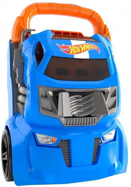Hot Wheels - 2-in-1 Lanceerplatform - Parkeerplaats - Speelgoed - Multikleur - Kunststof