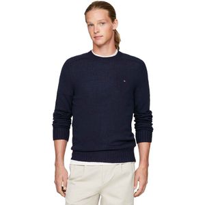Tommy Hilfiger Multi Merino Sweater Blauw XL Man