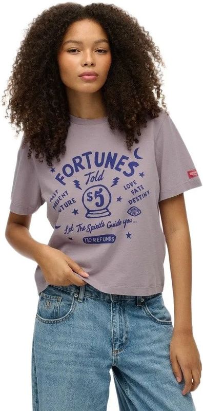 Superdry Roadside Trade Relaxed T-shirt Met Korte Mouwen