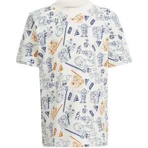 Adidas Star Wars Short Sleeve T-shirt Wit 12-24 Months Jongen