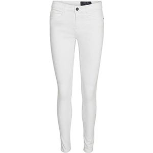 Noisy May Eve Skinny White Lage Taille Jeans