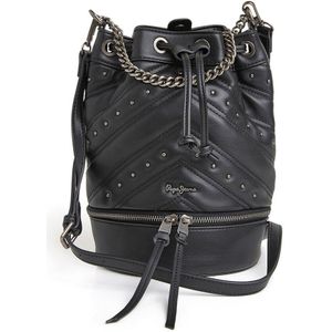 Pepe Jeans Lilly Lay Shoulder Bag Zwart