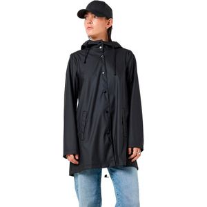 Noisy May Sky A-line Rain Jacket Zwart XS Vrouw