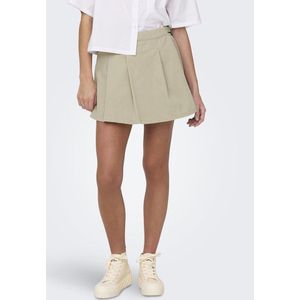Only Indy Short Skirt Beige L Vrouw