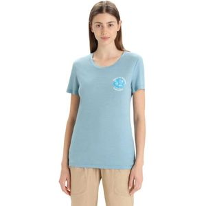 Icebreaker - Tech Lite II - T-shirt - Blauw - Korte Mouwen