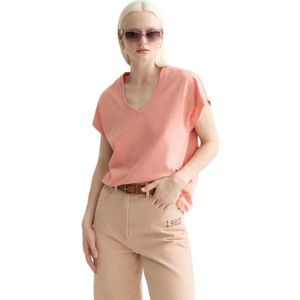 Scotch & Soda U9a01094t T-shirt Met Korte Mouwen En V-hals