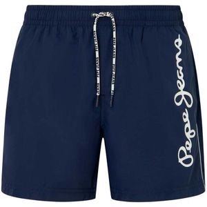 Pepe Jeans Logo Swimming Shorts Blauw XL Man