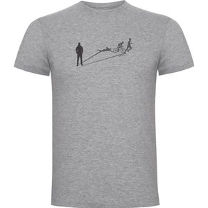 Kruskis Shadow Triathlon Short Sleeve T-shirt Grijs 2XL Man