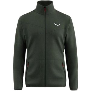 Salewa - Puez Cammino PL - Fleecevest - Zwart/Olijfgroen