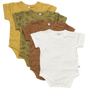 Pippi Ao-printed 4 Pack Short Sleeve Body Veelkleurig 9 Months
