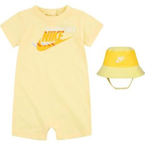 Nike Kids Set Nsw Pe Baby Short Sleeve Body Geel 9 Months Jongen