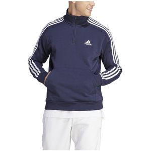Adidas Essentials Fleece 3 Stripes Sweatshirt Blauw M / Regular Man