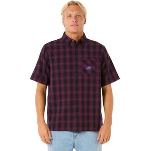 Rip Curl Raw Energy Plaid Overhemd Met Korte Mouwen