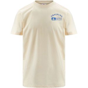 Kappa Authentic Shu Organic Short Sleeve T-shirt Beige XL Man
