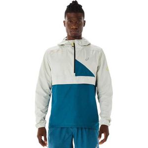 Asics Fujitrail Anorak Jacket Wit,Blauw 2XL Man