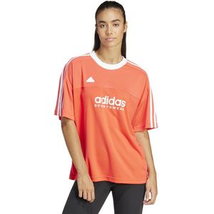 Adidas Tiro Short Sleeve T-shirt Oranje 2XL Vrouw