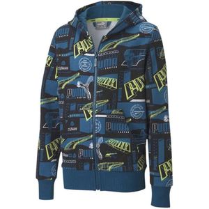 Puma Alpha All Over Print Sweatshirt Met Rits