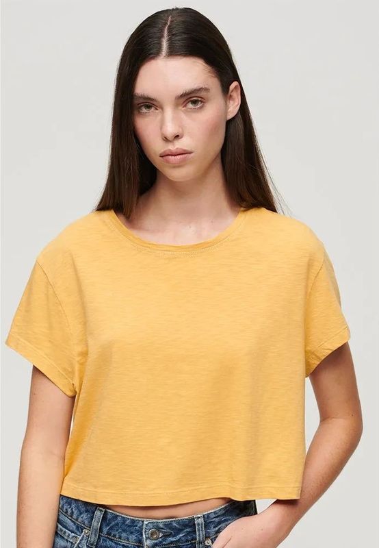 Superdry - Slouchy Cropped T-shirt - Korte Mouwen