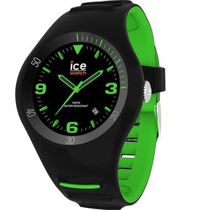 Ice Watch P. Leclercq Black Green Medium 3h Watch Zwart