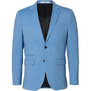 Selected Homme - Blazer - Blauw - Katoen - Klassieke Pasvorm