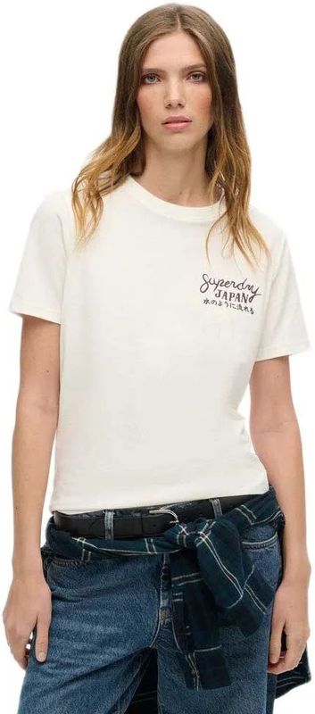 Superdry - TOKYO - T-shirt - Marine - Groen - Rood - Wolwit