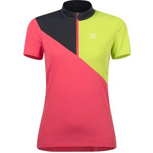 Montura Land Zip Short Sleeve T-shirt Roze M Vrouw