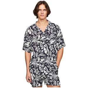 Tommy Hilfiger Bowling Overhemd Met Korte Mouwen