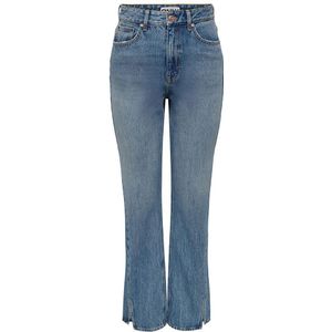 Only Billie Ex Straight Fit Dot025 High Waist Jeans Blauw 33 / 32 Vrouw