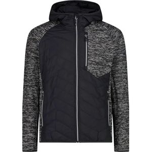 Cmp - Hybrid Fix Hood - Jas - Zwart - Hybride met Thermische Gewatteerde Vulling